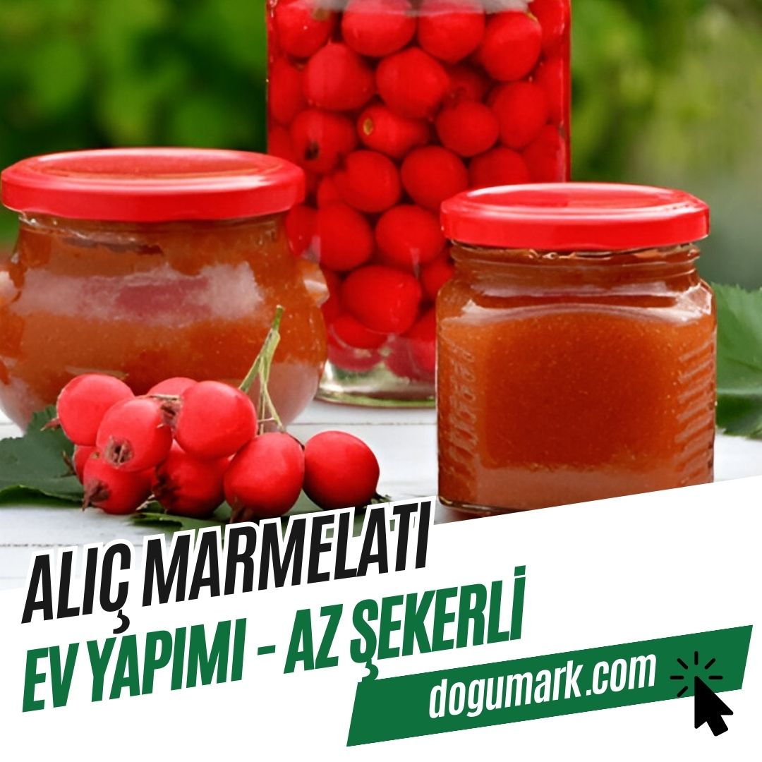 Alıç Marmelatı - Ev Yapımı - Az Şekerli (660cc-Net500g℮)