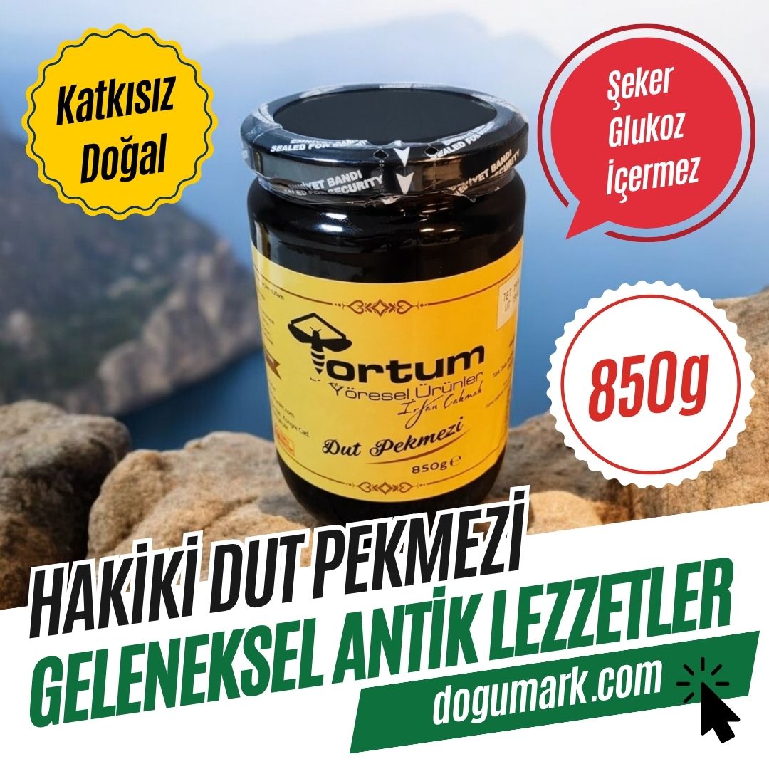 Hakiki Dut Pekmezi (850g) - Katkısız Doğal Şekersiz Glukozsuz