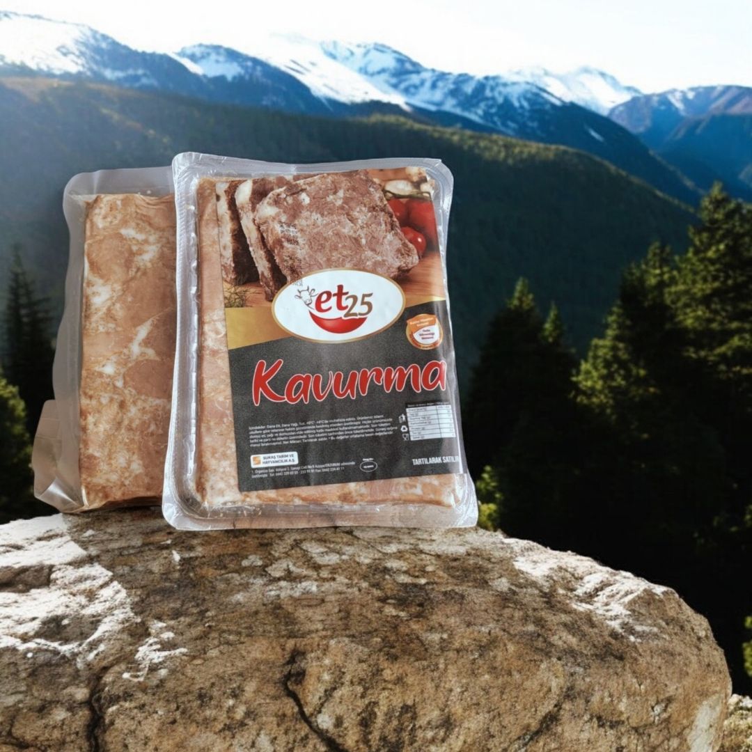 Katkısız Doğal Hakiki Dana Et Kavurma (840-920g Arası) 2 Paket