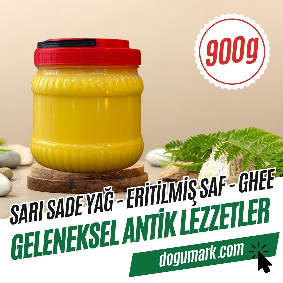 Sarı Sade Yağ - Eritilmiş Saf - Ghee (900g)