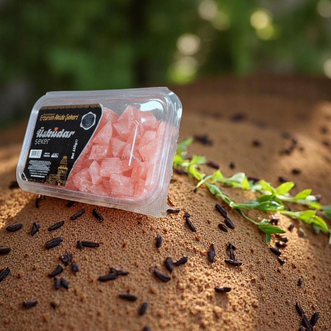 Geleneksel Erzurum Akide Şekeri - Karanfilli (1 Paket 650g)