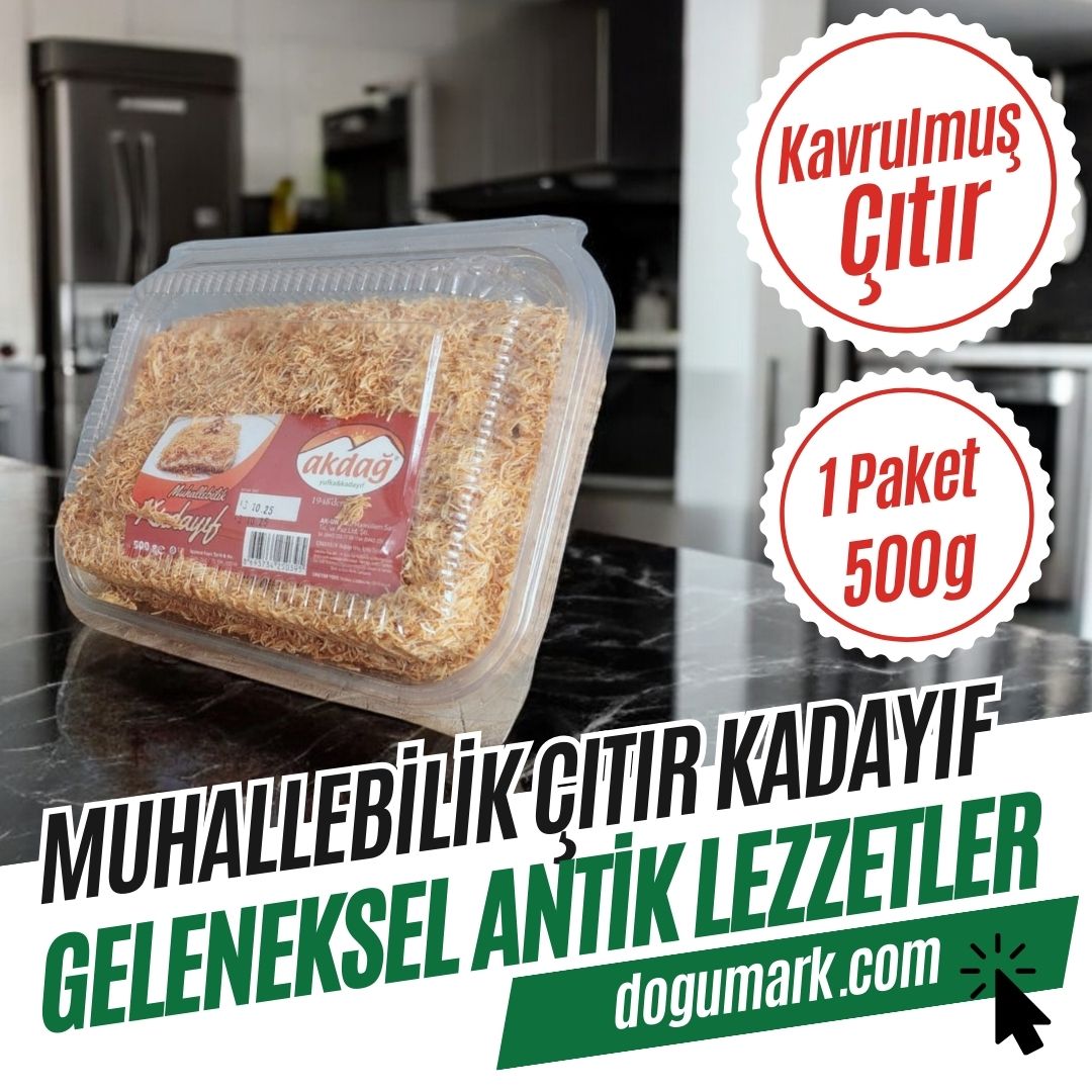 Muhallebilik Kadayıf - Kızartılmış Kavrulmuş Çıtır (1 Paket 500g)