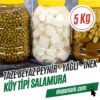 Köy Tipi Salamura Taze Beyaz Peynir - Yağlı - İnek (5 Kg)