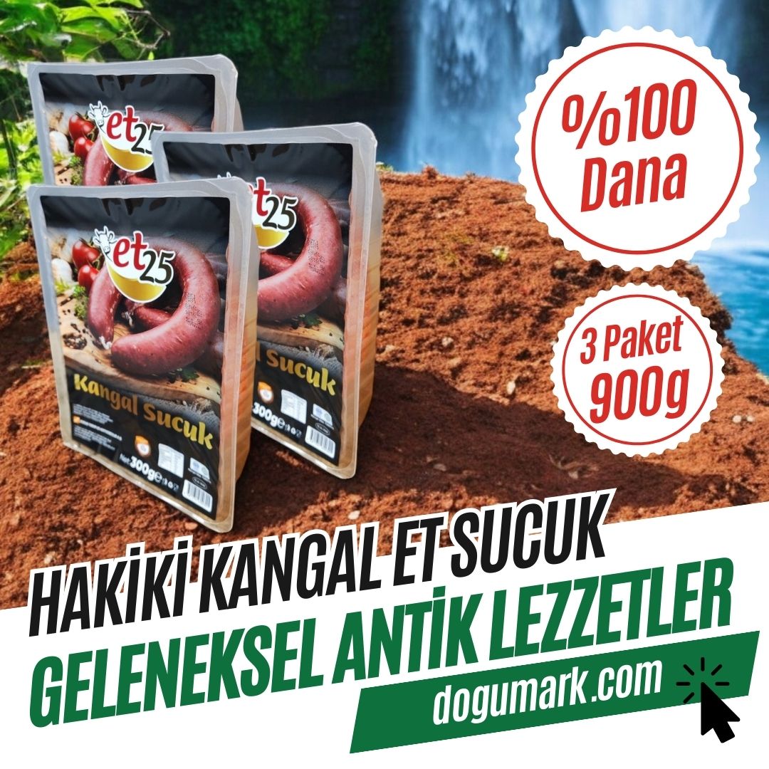 Hakiki Dana Kangal Fermente Et Sucuk 3 Paket (900g)