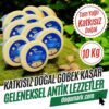 Katkısız Doğal Tam Yağlı Göbek Kaşar Peyniri (10 Kg) (Malakan)