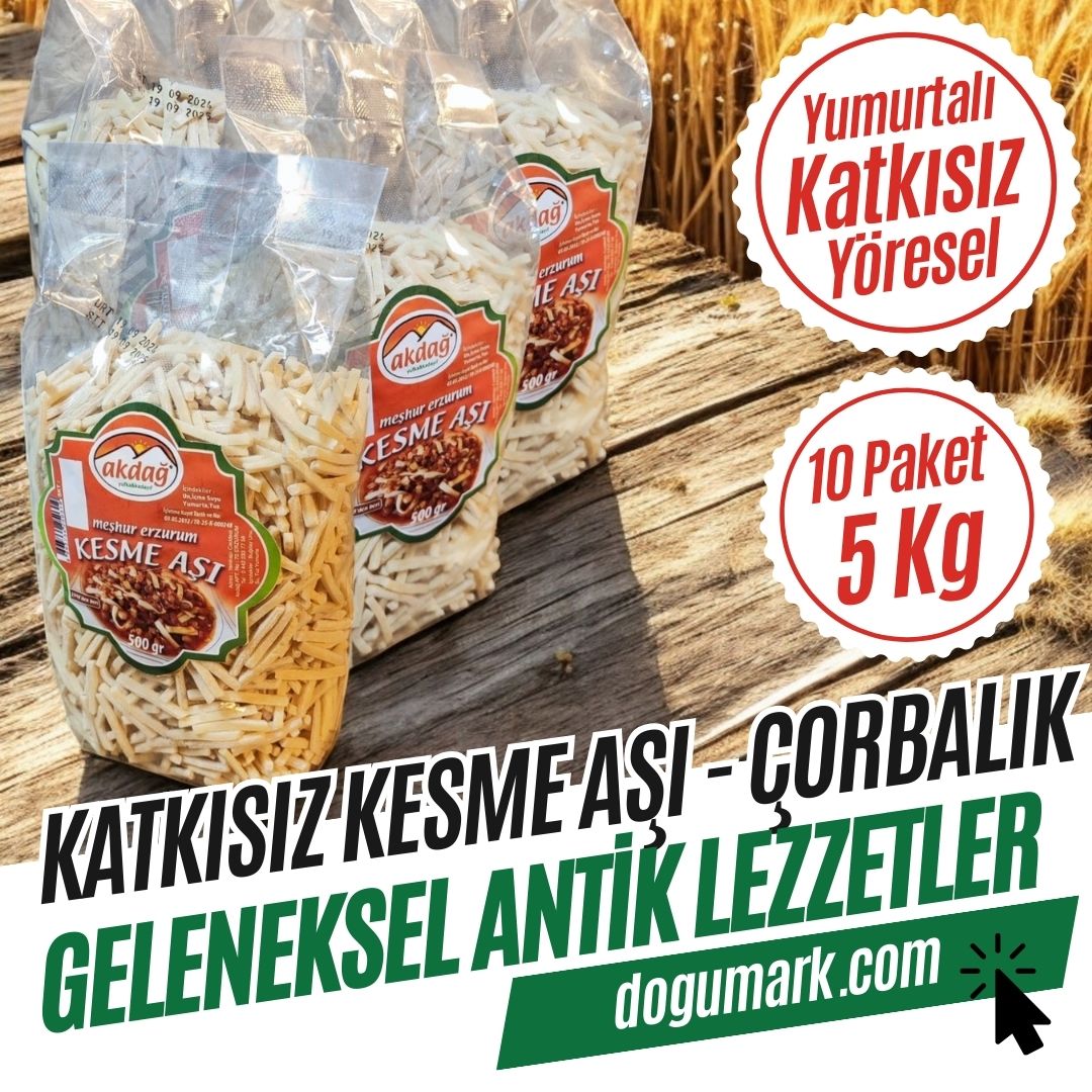 Katkısız Kesme Aşı Yumurtalı (Çorbalık) 10 Paket 5 Kg