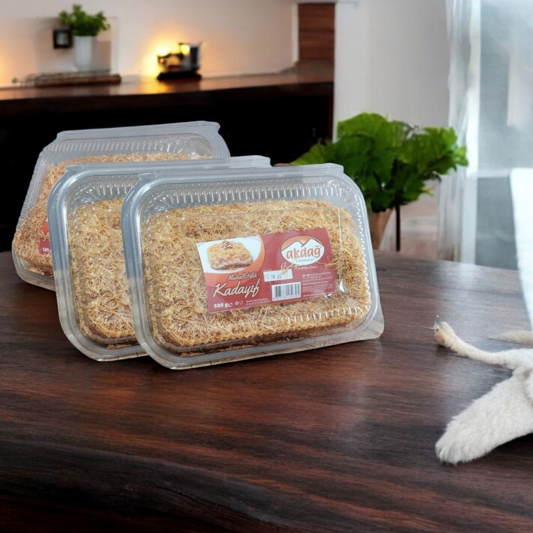 Muhallebilik Kadayıf - Kızartılmış Kavrulmuş Çıtır (6 Paket 3 Kg)