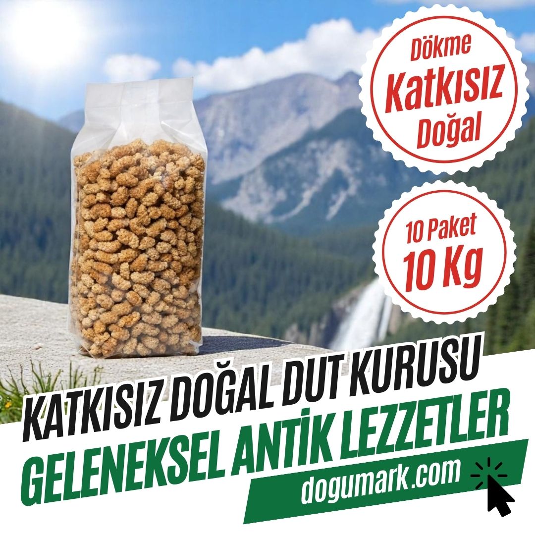 Doğal Dut Kurusu - Kurutulmuş Kuru Meyve (10 Kg) Dökme